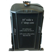 1938 std/dlx & 1939 std Ford Car Street Rod Radiator (Model 81A)