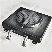 Packard 1940-1956 Dual stream Underseat Heater Core