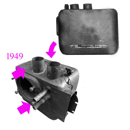 1948-1950 Ford Magic Air Heater Core – The Brassworks