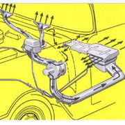 Pontiac 1955-1957 Heater Core - Defroster