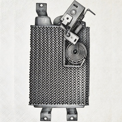 1957-1958 Ford Full Size Fresh Air Heater Core – The Brassworks