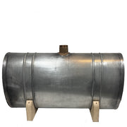 fuel tank 13 gallon steel oval shape flat ends