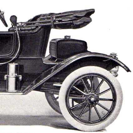 1911 Model T Torpedo square gas tank