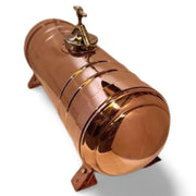 Fuel Tank - polished brass or copper - spun ends