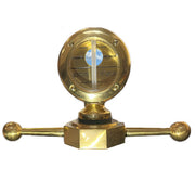 Solid brass Model T dog bone cap with motometer
