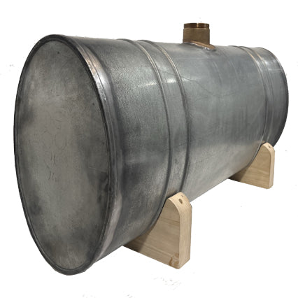 Fuel Tank - Oval shaped Steel with flat ends