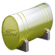 fuel tank 13 gallon polished brass oval shape flat ends