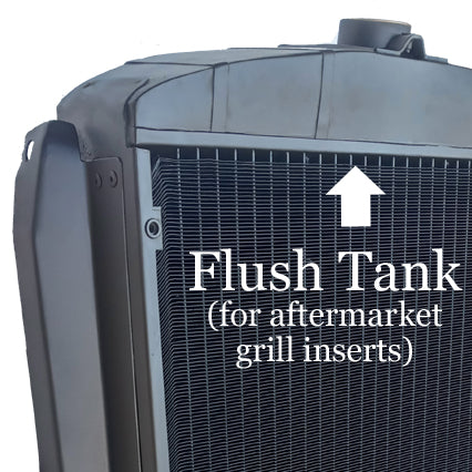 flush tank to core