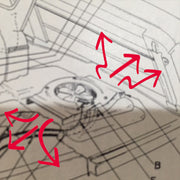 Buick 1933-1956 underseat heater Core