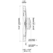 SPAL 2042 14" curved blade puller high performance 1652cfm