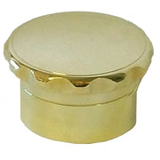 polished brass cap and neck set