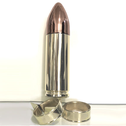 9mm bullet polished brass and copper overflow tanks