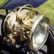 DESIGN WITH US Polished brass headlights for motorcycles and cars