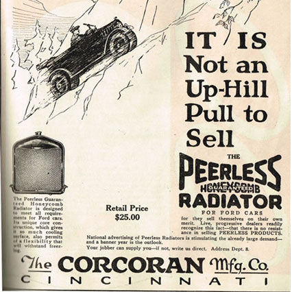 1924-1927  Model T Radiator "Hi" style with Peerless film core