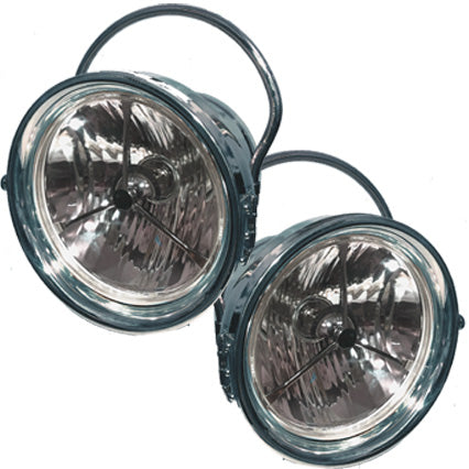 Stutz style nickel or chrome plating over brass headlamp