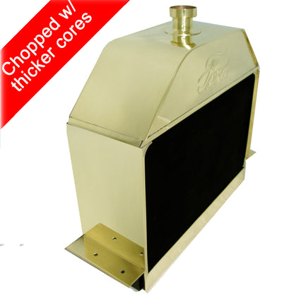 Polished Brass T Bucket Radiators - made to order - made in the USA ...
