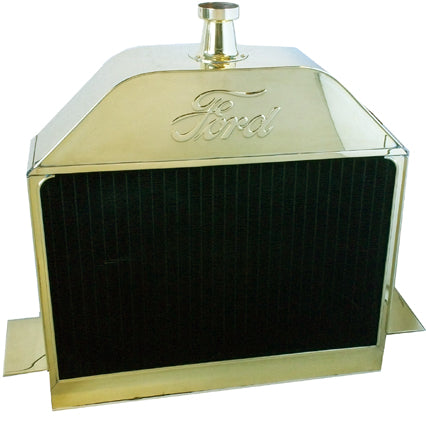 Brass Ford Radiator Script street rods and custom copper and brass radiators – Tagged