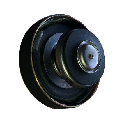 Radiator Cap - spun brass painted black