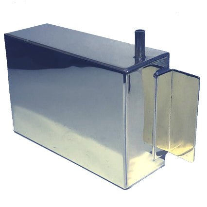 Frame mounted overflow tank 6 x 4 x 2