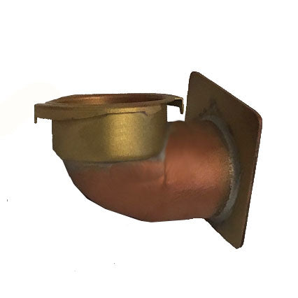 90 degree elbow with filler neck - tight radius