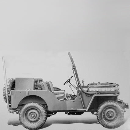 Jeep Willys 1949-1953 CJ-3A Radiator