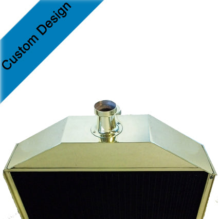 Polished Brass T Bucket Radiators - made to order - made in the USA ...