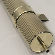 polished brass reed wall overflow tanks