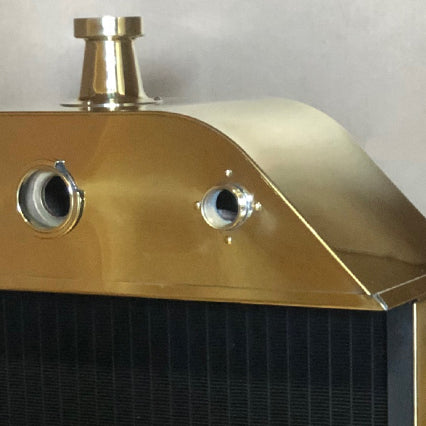 Polished Brass T Bucket Radiators - made to order - made in the USA ...
