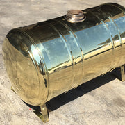fuel tank 19 gallon polished brass with spun ends