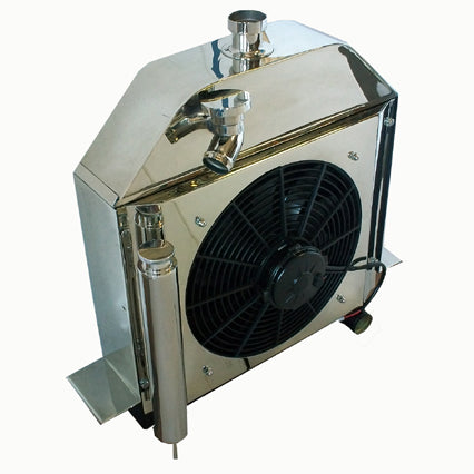 Polished Brass T Bucket Radiators - made to order - made in the USA ...