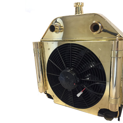 Polished Brass T Bucket Radiators - made to order - made in the USA ...